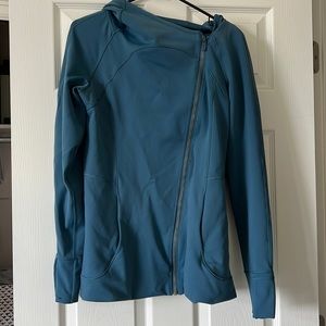 Lululemon asymmetrical zip jacket. Size 8 only worn a couple of times.